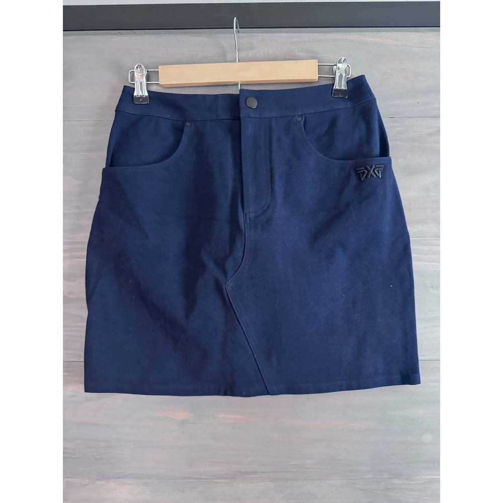 PXG Women's 3 Pocket Golf Skirt Size‎ Small Navy Blue READ DESCRIPTION